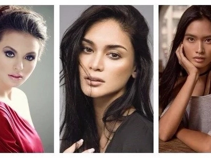 Extremely impressive Filipina Beauty Queens on New York Fashion Show. Stunning top 3!