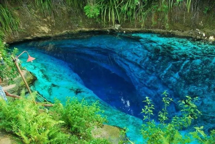 Hinatuan Enchanted River has 'feeding time' every 12pm Hinatuan Enchanted River has 'feeding time' every 12pm