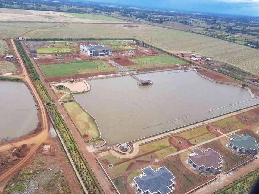 Photos of DP Ruto's alleged KSh 1.2 billion home under construction in Eldoret