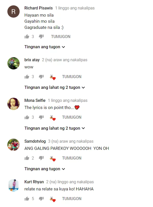 Pumatok sa madla! 'Hayaan Mo Sila' graduation version parody is making rounds online Pumatok sa madla! 'Hayaan Mo Sila' graduation version parody is making rounds online