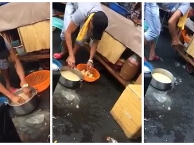 You might never eat street food again after watching these disturbing videos of a Pinoy vendor doing something shocking to his products!
