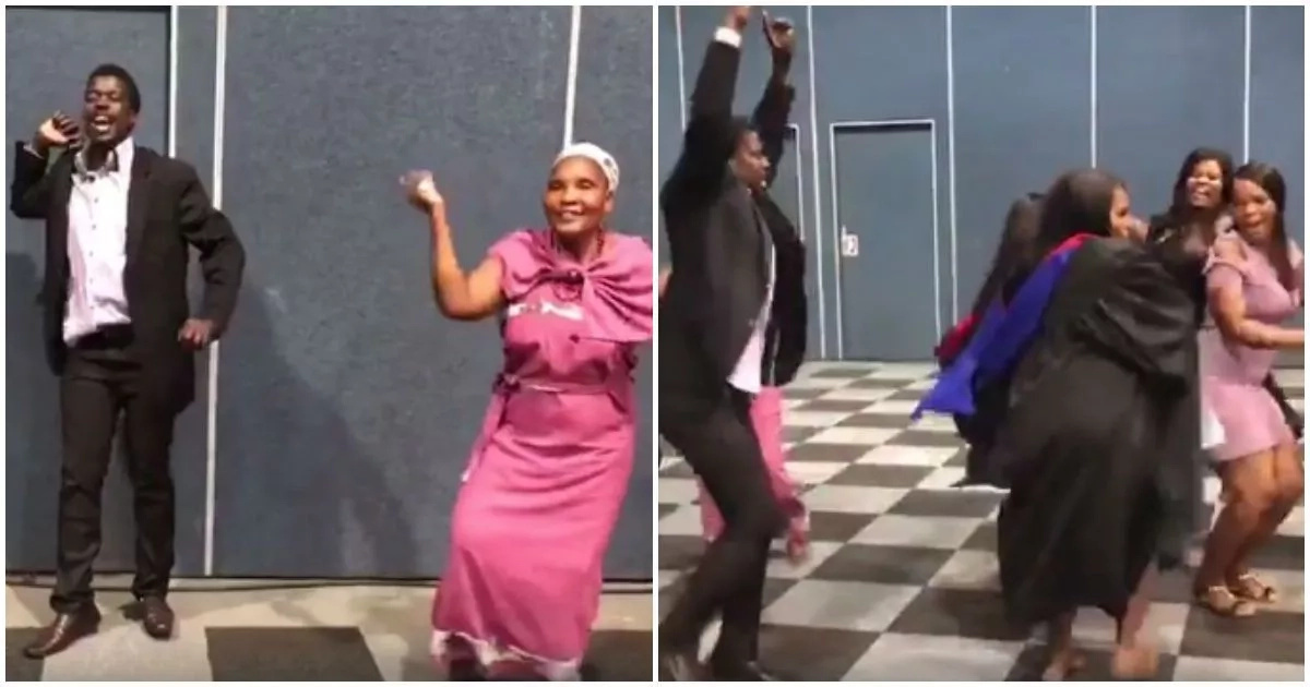 See this amazing video with African family who dancing at a graduation will make your day (photos, video)