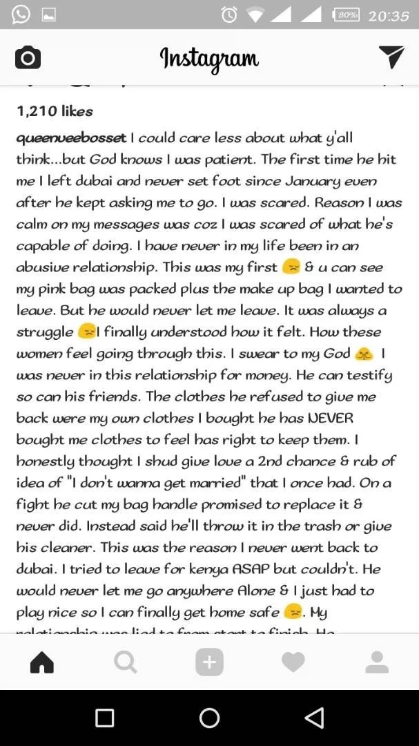 Vera Sidika fears someone might kill her and TUKO.co.ke has all the details Vera Sidika fears someone might kill her and TUKO.co.ke has all the details
