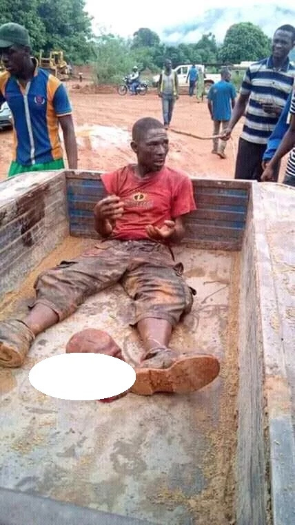 Man caught with a human head, was delivering it to a witchdoctor