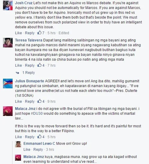 Netizens express reactions on Marcos' hero burial Netizens express reactions on Marcos' hero burial