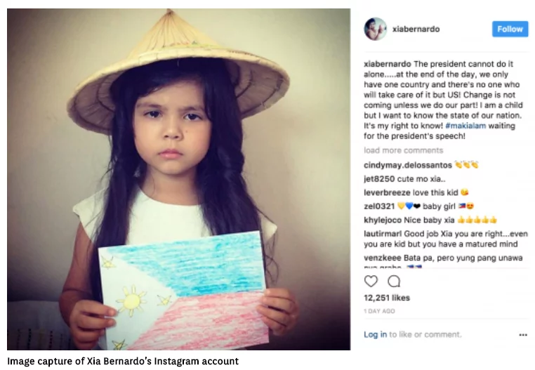 Xia Vigor's has a message to Filipino people about the president's State Of The Nation Address Xia Vigor's has a message to Filipino people about the president's State Of The Nation Address