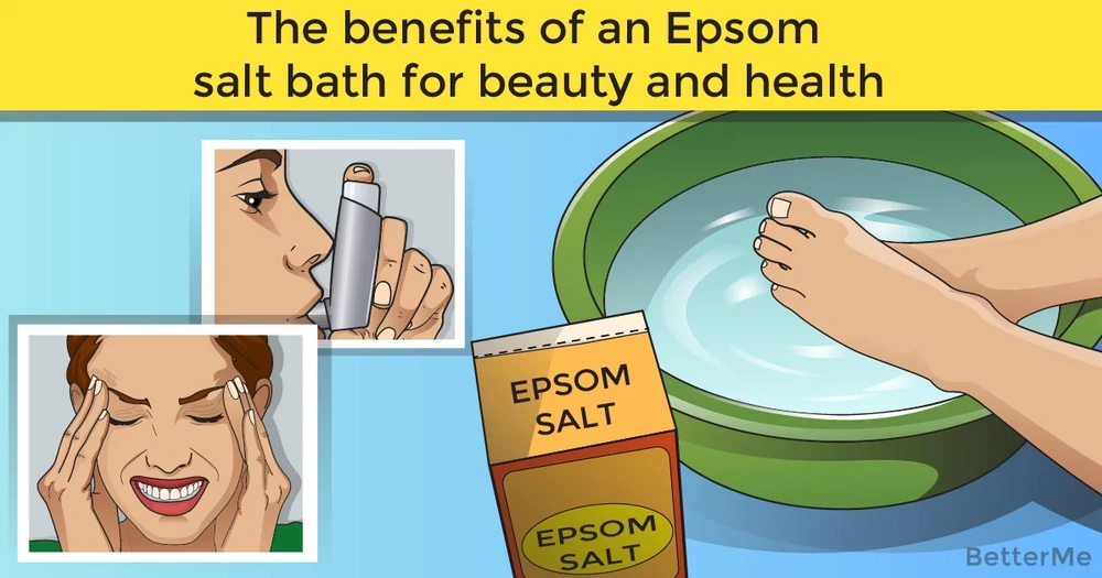 The benefits of an Epsom salt bath for beauty and health