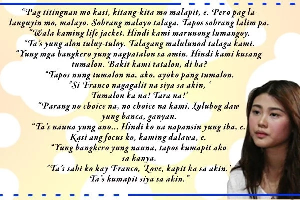 Isiniwalat ang totoong nangyari! Janica Nam Floresca speaks up on alleged loopholes in earlier reports about Franco's drowning incident Isiniwalat ang totoong nangyari! Janica Nam Floresca speaks up on alleged loopholes in earlier reports about Franco's drowning incident