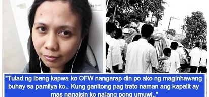 Hindi na kaya ni kabayan! An OFW in Jeddah who's suffering from alleged maltreatment seeks help so she could return to the Philippines
