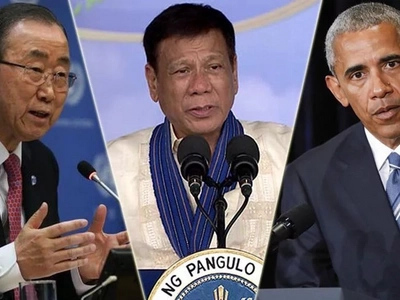 Duterte kept far apart from Obama at ASEAN gala dinner