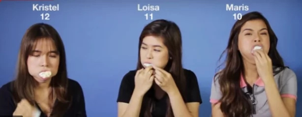 Kristel Fulgar, Loisa Andalio, Maris Rascal do the Chubby Bunny Challenge, with a twist! Kristel Fulgar, Loisa Andalio, Maris Rascal do the Chubby Bunny Challenge, with a twist!