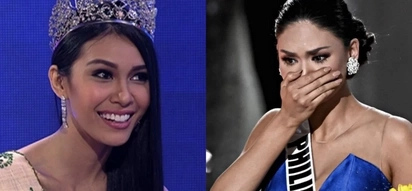 Aray ko! Miss Earth 2015 Angelia Ong inaming nasapawan ni Miss Universe 2015 Pia Wurtzbach