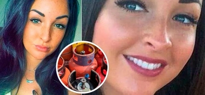 See what happened to this beautiful girl after huge gas canister fell on her head in shocking incident