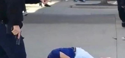 Knife Wielding Teenager Goes Berserk At School And Gets Shot By A Policeman