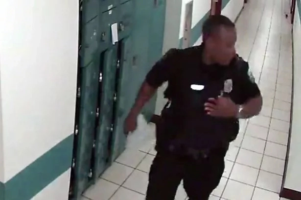 CCTV captures the moment a burly police officer runs away from a LITTLE mouse (photos, video) CCTV captures the moment a burly police officer runs away from a LITTLE mouse (photos, video)