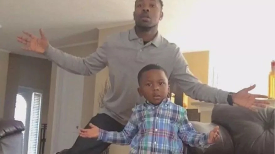 Dad and his 4-year-old son unleash fiery dance video to inspire dads