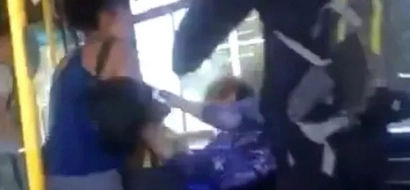 Grandma Gets Her Lights Punched Out On Public Bus
