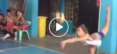 Best libero spotted! Funny Pinoy plays volleyball with the most incredible 'twist'