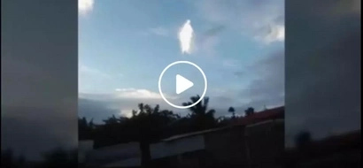 Netizen shares viral video of Jesus' image in the sky on Christmas day