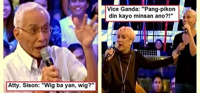 Pasimple mang-asar! Atty. Jose Sison interrogates Vice Ganda about his hair: 'Wig ba ‘yan?'