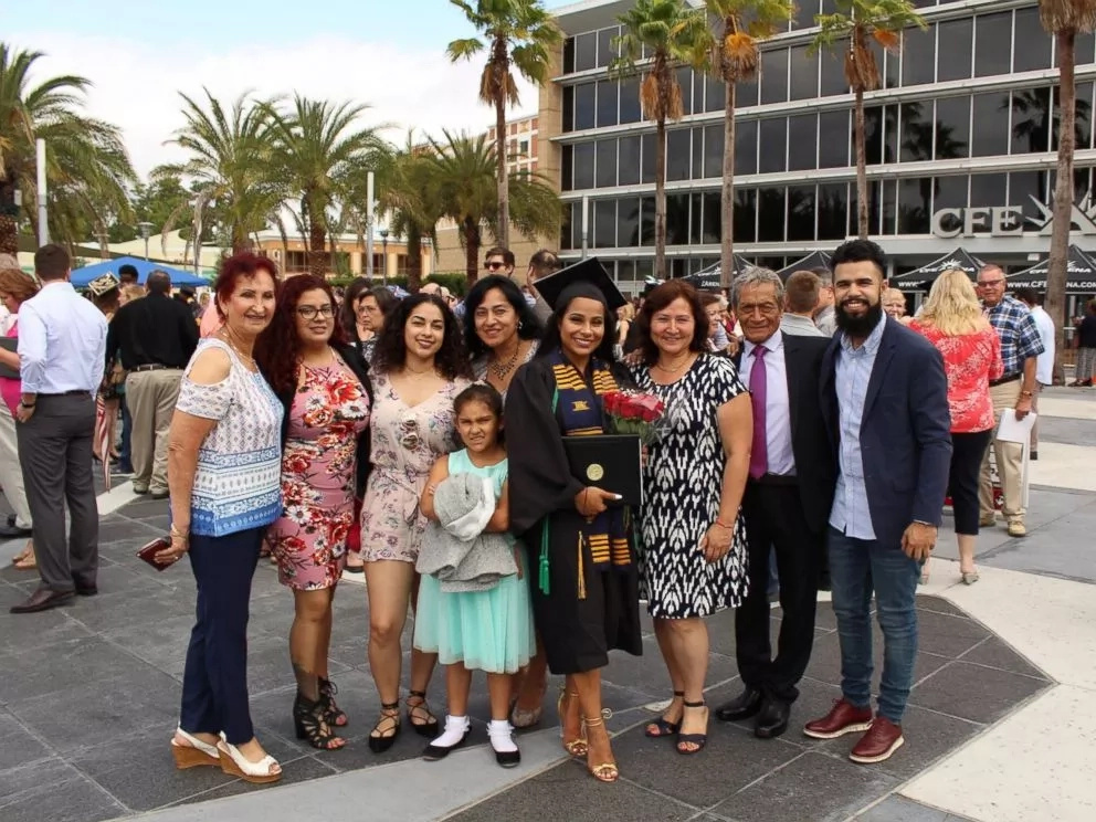 Graduate receives life-changing phone call in the middle of her graduation Graduate receives life-changing phone call in the middle of her graduation