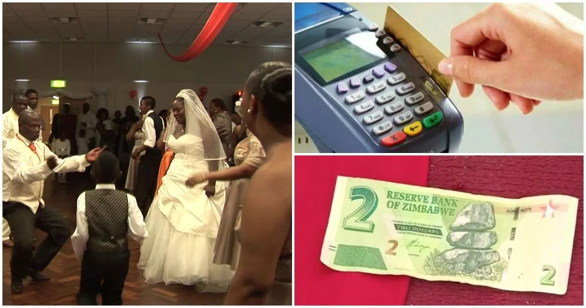 No cash? No problem! Zimbabwe weddings hire card machines for guests to swipe their gifts (photos)