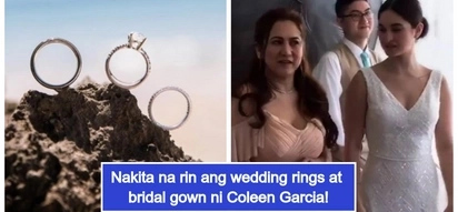 Simple pero elegante! 1st look at Coleen Garcia’s wedding gown & wedding rings