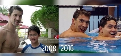 Who could’ve known? Schooling met Phelps 8 years before beating him