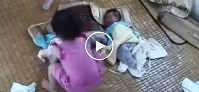 Kawawa yung sanggol! Pinoy baby suffers 2 shocking accidents at the hands of his curious sister