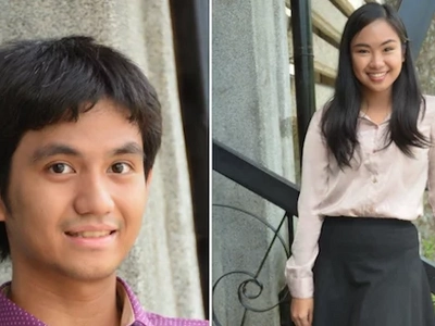 Sila na! These two juggled studies while being in a relationship and they graduated with honors!