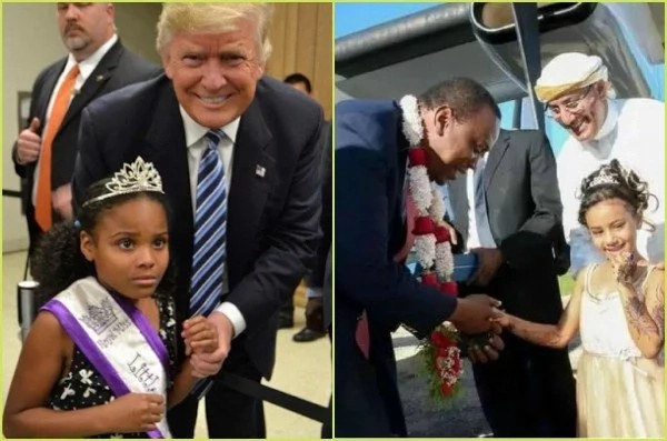 Shocking Pics: Trump vs. Uhuru with Kids