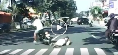 Kawawang lola! Reckless motorist hits lola at Commonwealth Ave and didn't even bother to stop