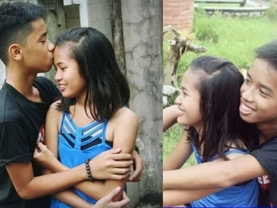 Bes Tinalo Ka Pa! Look, Alleged Tween Couple Posed Prenup Photoshoot!