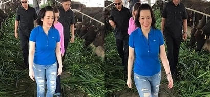 Walang arte! Kris Aquino bonds with the kalabaws
