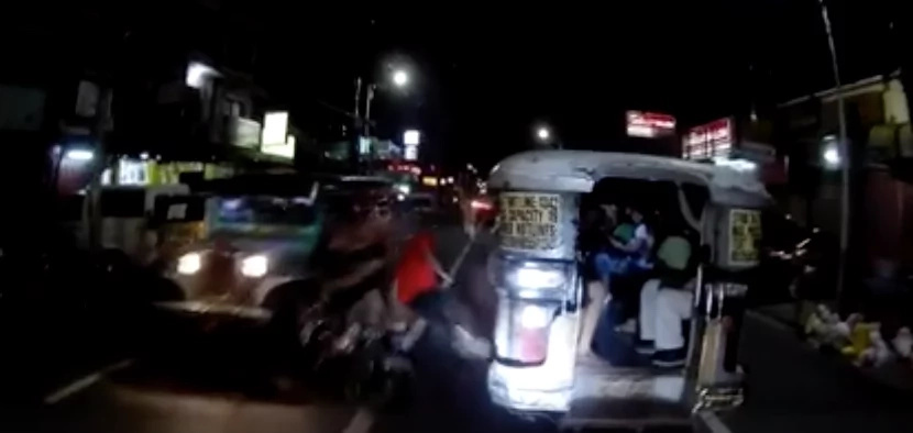 Man in motorcycle accident beat up by random guy Man in motorcycle accident beat up by random guy
