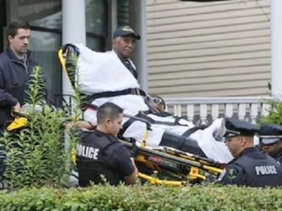 Police Tie A Veteran To A Stretcher And Kick Him Out Of His Home. Then Happaned Something Unexspected