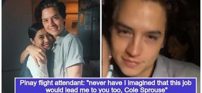Humble na Hollywood actor! Pinay flight attendant’s sweet photo & video with Cole Sprouse go viral