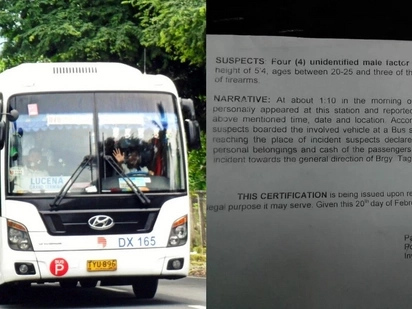 To those who are traveling from Quezon to Manila, beware of these hold-uppers!