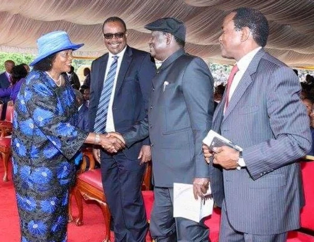 When Raila Odinga Met Mama Ngina Kenyatta