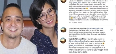 Angel Locsin defends Neil from basher, makes a stinging remark that silenced the rude netizen!