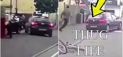 Invincible man gets hard hit by car, and then gets his sweetest revenge