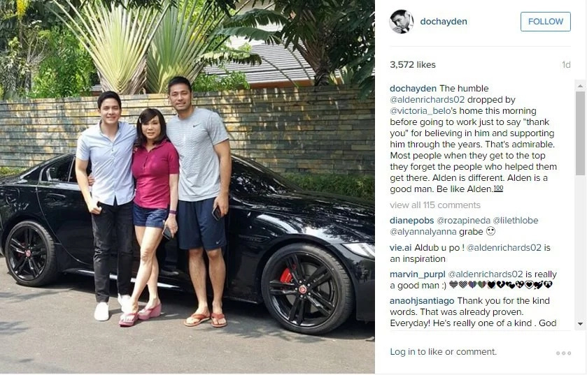 Alden seen dropping by Belo’s house Alden seen dropping by Belo’s house