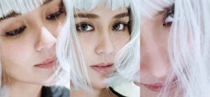 Dalang dala niya! Kathryn Bernardo dyes her hair white for a mysterious shoot