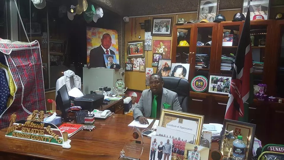 Mike Sonko criticised for having a disorganised officce