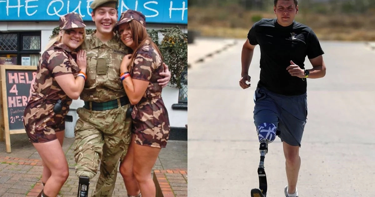 AMPUTEE soldier who lost his leg in battle joins troops training in Kenya despite his disability (photos) AMPUTEE soldier who lost his leg in battle joins troops training in Kenya despite his disability (photos)
