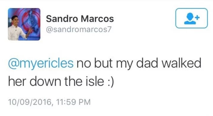 Sandro Marcos gets flak for wrong spelling on new Twitter post Sandro Marcos gets flak for wrong spelling on new Twitter post