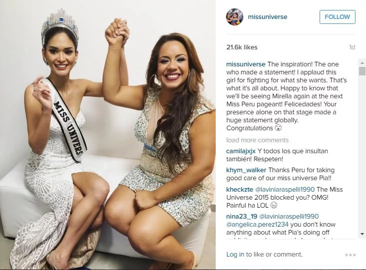Miss Peru's first plus-size candidate, an inspiration - Pia Miss Peru's first plus-size candidate, an inspiration - Pia