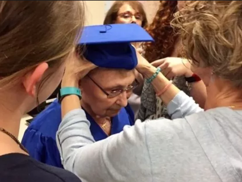 88-year-old holocaust victim gets high school diploma. She was overjoyed after a teacher helped her 88-year-old holocaust victim gets high school diploma. She was overjoyed after a teacher helped her