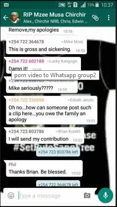 ODM politician sends porn video to funeral group