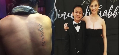 Buboy Villar expresses love for beautiful gf with new Encantadia tattoo